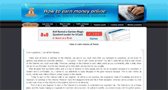 Desktop Screenshot of how-earn-money.net